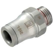 LE-3801 04 10 4MM X 1/8inch Male Stud BSPP